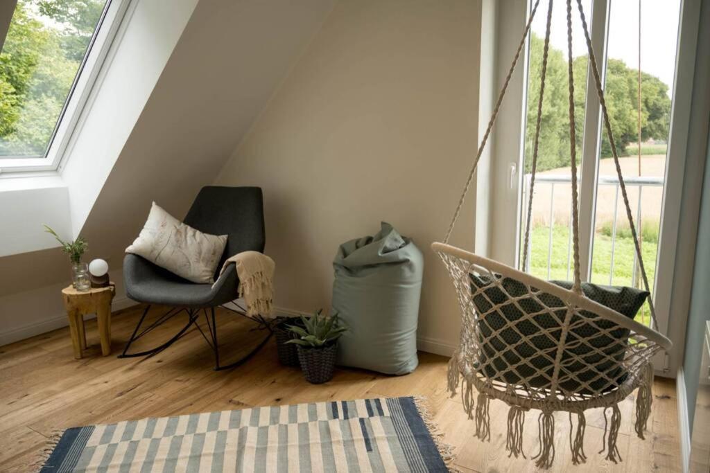 Zum Heuerling Ferienwohung im alten Stall mit Sauna Versmold Exterior foto