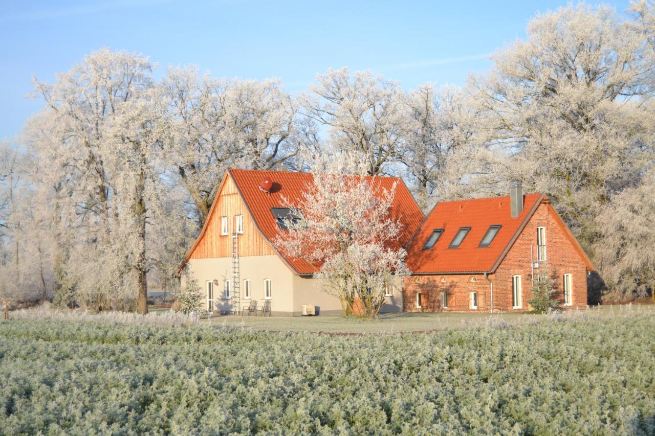 Zum Heuerling Ferienwohung im alten Stall mit Sauna Versmold Exterior foto