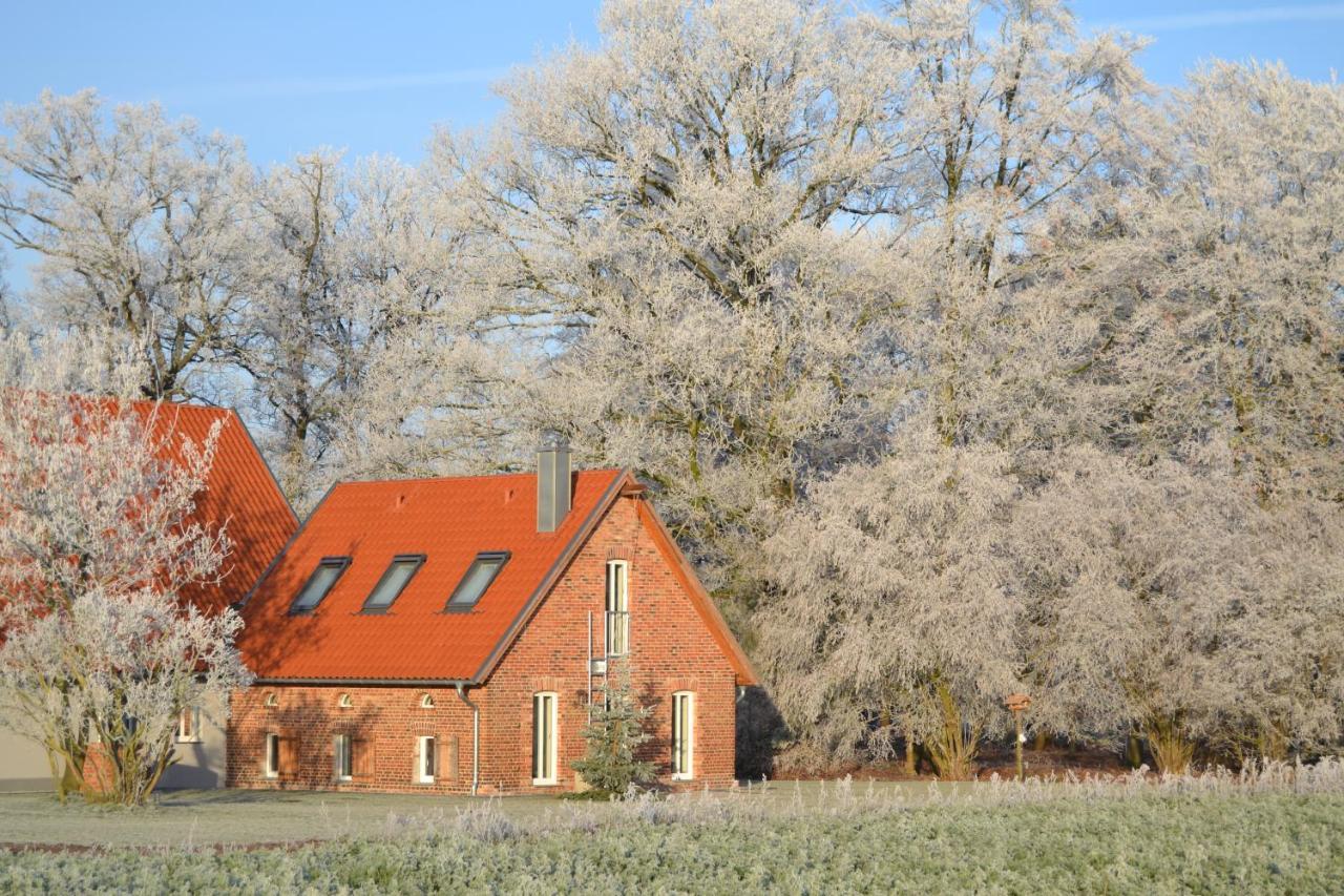 Zum Heuerling Ferienwohung im alten Stall mit Sauna Versmold Exterior foto
